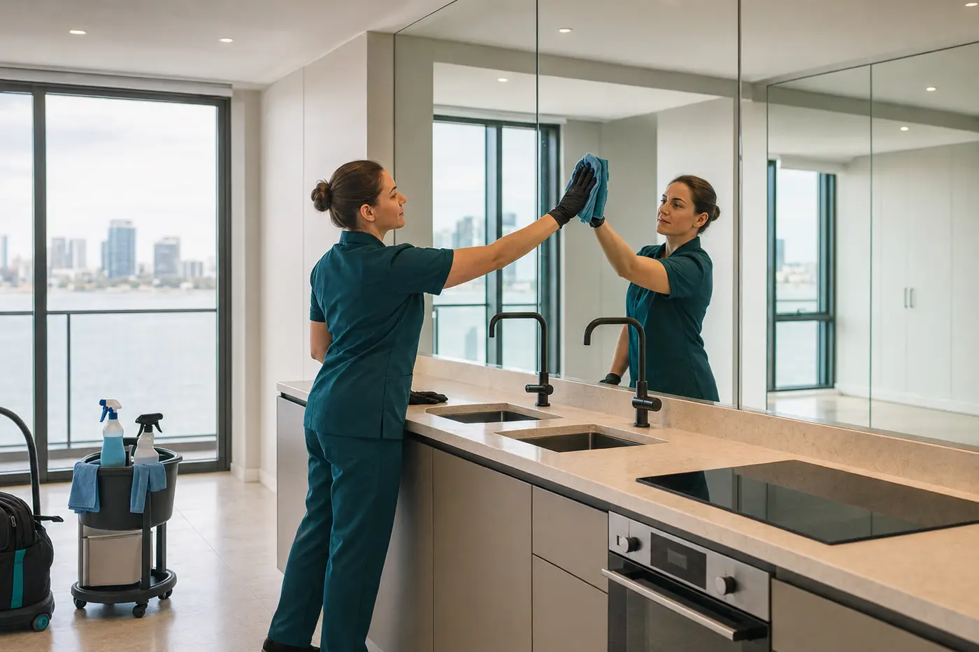 Representative South Perth rental property vacate cleaning